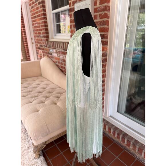 Anthropologie Mint Fringe Dress – Bold & Breezy 3X (NWT) - Picture 5 of 6